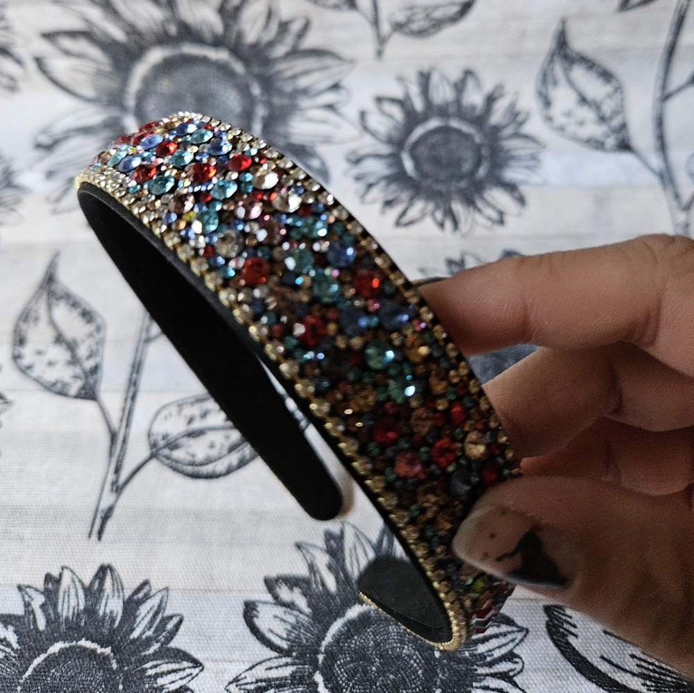 New rhinestone colorful headband - Picture 2 of 9